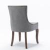 PAGED Dining Chairs Set of 2 Modern Living Room Chair with Wooden Legs, Upholstered Dining Room Chair for Kitchen - 3 of 4