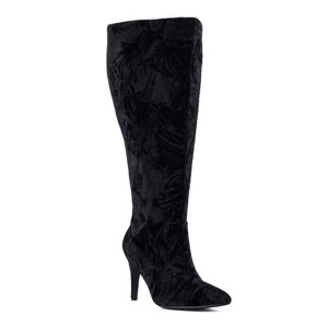 Fashion To Figure Women's Lisette Knee High Boot - Wide Width - 1 of 4