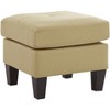 Passion Furniture Newbury Faux Leather Upholstered Ottoman - image 2 of 3