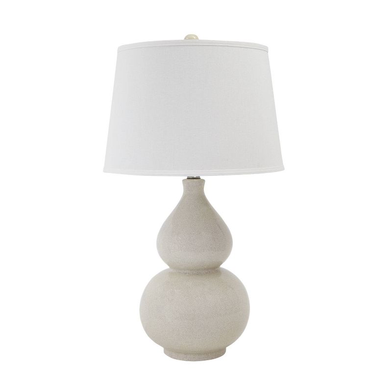 Saffi Ceramic Table Lamp Cream - Signature Design by Ashley, 1 of 6