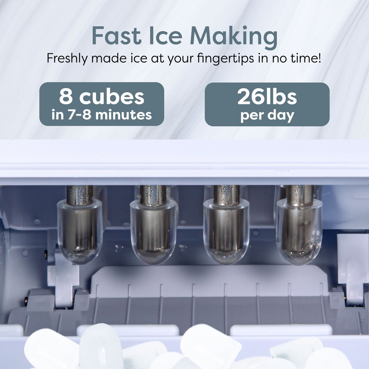 Igloo 26-Pound Automatic Portable Countertop Ice Maker Machine - thumbnail 3
