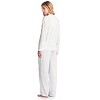 Casual Nights Women's Long Sleeve Floral Lace Trim Pajama Set - 3 of 4