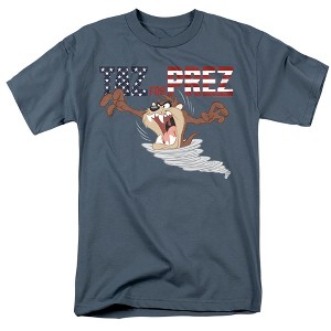 Looney Tunes Taz For Prez 3 Adult T-Shirt - 1 of 4