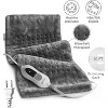 Geniani XL Heating Pad for Back Pain & Cramps Relief - Heat Pad for Neck, Shoulders, and Muscle Pain with Auto Shut off (12"×24") - 4 of 4