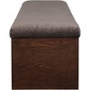 Meridian Furniture,Lawson Velour Fur Fabric Bench - 4 of 4
