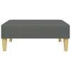 vidaXL Footstool Dark Gray 23.6 in.x19.7 in.x16.1 in. Microfiber Fabric - 4 of 4