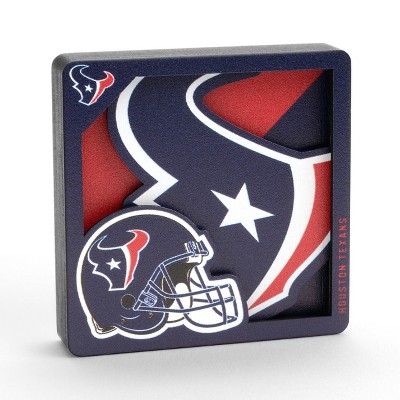 NFL Houston Texans 3D Logo Series Magnet