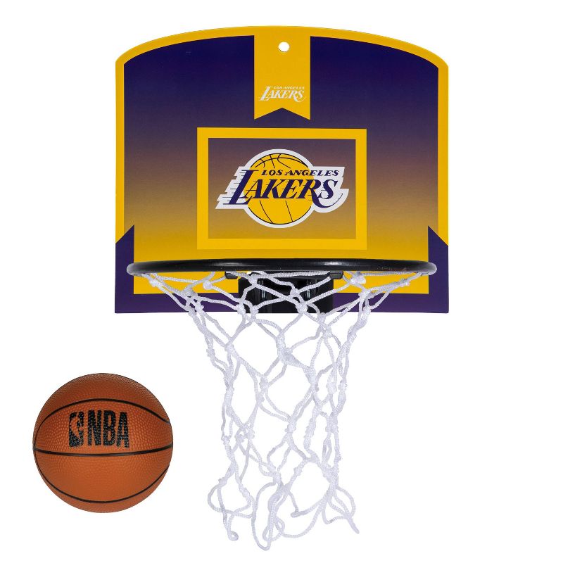 NBA Los Angeles Lakers Mini Over The Door Hoop, 1 of 2