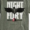 Men's - How to Train Your Dragon - Night Fury Flight Short Sleeve Graphic T-Shirt - 2 of 4