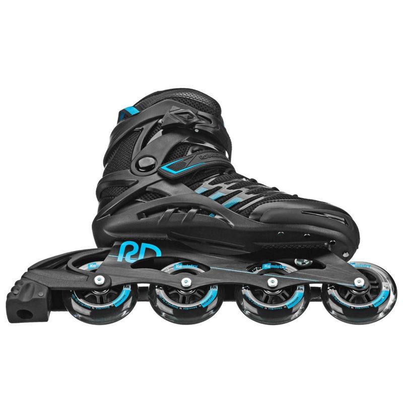Roller Derby Aerio Q-84 Men's Inline Skate - Black/Blue, 4 of 7