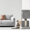 Cat Tree, 33.1-Inch Cat Tower, Cat Condo for Large Cats up to 16 lb, Large Cat Perch, 2 Cat Caves, Scratching Post, Cat Houses for Indoor - 3 of 4