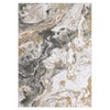Luxury Washable Rug - Abstract Marble Non-Slip Accent Rug for Living Room & Kitchen - 3 of 4