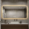 Vynxaria Modern LED Bathroom Mirror, Backlit, Corrosion-Resistant, 48"x24" - 3 of 4