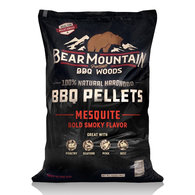 Bear Mountain BBQ Premium All Natural Smoker Wood Chip Pellets For Outdoor Gas, Charcoal, and Electric Grills, 1 of 7
