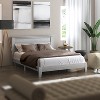 Galano Queen Tiena Lencia Bed with Headboard – Dusty Grey Oak - 3 of 4