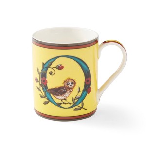 Kit Kemp by Spode 12oz Alphabet Mug, Unique Stylish Monogram, Fine China, Dishwasher Safe, Personalized Initial, Fabulous Mug with Gift Box - 1 of 4