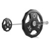 Philosophy Gym Set of 2 Rubber Coated Olympic Grip Weight Plates - 2-in Olympic Plates Black - 4 of 4