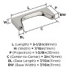 Amerock Merced Pull for Cabinets, Drawers, and Furniture - 4 of 4