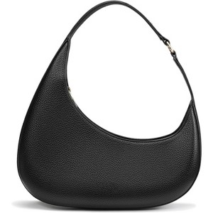 Fault Leather Shoulder Purses lightweight Handbags Clutches with Zipper closure - 1 of 4