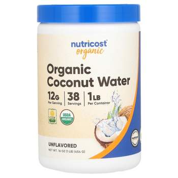 Nutricost Organic Coconut Water, Unflavored, 16 oz (454 g)