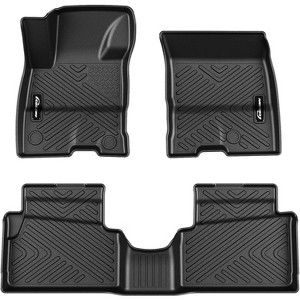 All-Weather Floor Mats for 2022-2025 Mave rick Hybrid - TPE Anti-Skid Liners, Custom Fit (Black) - 1 of 4