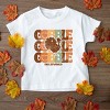 SmileyWorld Gobble Turkey Distressed - Youth Short Sleeve Graphic T-Shirt and Toddler Short Sleeve Graphic T-Shirt - 3 of 4