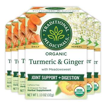 Traditional Medicinals Turmeric with Meadowsweet & Ginger 96ct