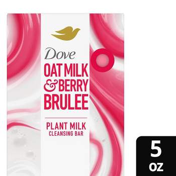 Dove Beauty Plant Based Bar Soap - Oat Milk & Berry - 5oz