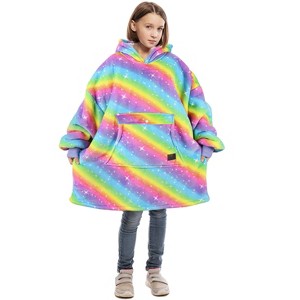 Catalonia Girls' Hoodie Sweatshirt, Oversized Wearable Fleece Pullover Boys, Gift Idea for Kids - 1 of 4