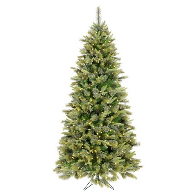 Vickerman Cashmere Pine Slim Artificial Christmas Tree PreLit