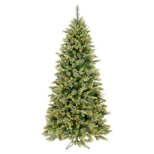 Vickerman Cashmere Pine Slim Artificial Christmas Tree PreLit - 1 of 4