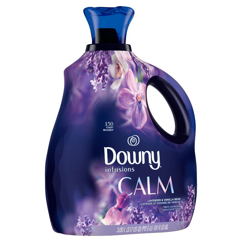 Downy Infusions Calm Liquid Fabric Softener - Lavender & Vanilla Scent, 4 of 20