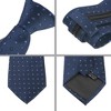 Elerevyo Men's Casual Formal Zipper Pre-Tied Classic Patterned Neck Ties - 4 of 4