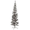 vidaXL Slim Christmas Tree Black 70.9" - 2 of 4