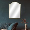 Cheung's Cheungs Nuvelle Arch Top Gold Metal Framed Wall Mirror - 4 of 4