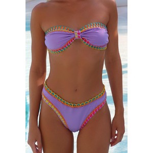 'Lilac' Kailani Fixed Bikini Bottoms LILAC LARGE/EXTRA LARGE - 1 of 3