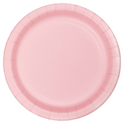 Classic Pink 7" Dessert Plates - 24ct