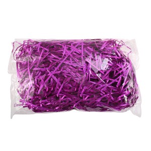Unique Bargains 1.76 oz Raffia grass filler Shredded paper filler for Christmas Easter Basket Grass - 1 of 4