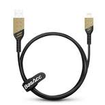 BasAcc Viper Series MFi Lightning Cable, 3.3FT Sand