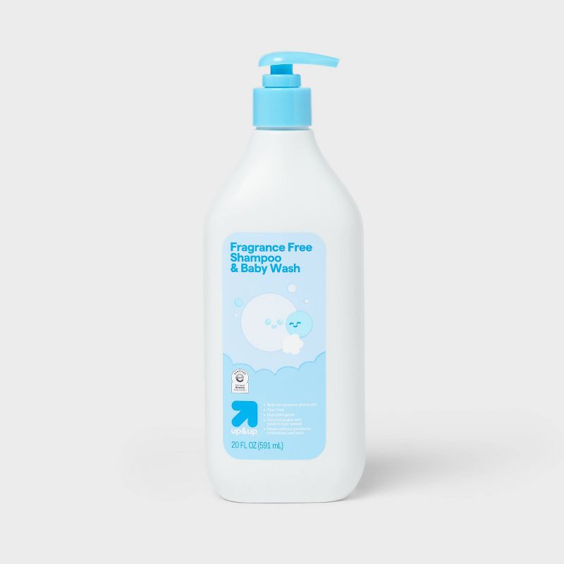 Baby Bath Wash and Shampoo - Fragrance Free - 20 fl oz - up &#38; up&#8482;, 1 of 9