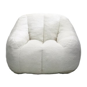 TIRAMISUBEST Bean Bag Chair with Soft Stuffed Filling, Fluffy and Lazy Sofa, Comfy BeanBag Chairs with Memory Foam for Dorm, Apartment, Living Room - 1 of 4