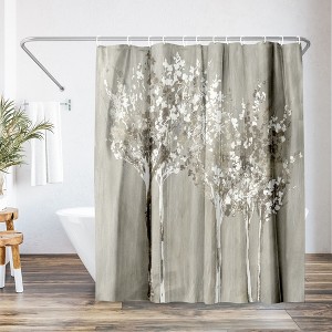 Americanflat 71" x 74" Shower Curtain, Dusky by PI Creative Art - 1 of 4