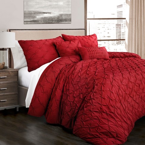 Red deals king comforter