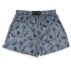 Lord of The Rings Boxer Shorts Icons One Ring Tree of Gondor Underwear Grey - 1 of 4