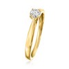 Ross-Simons 0.25 Carat Lab-Grown Diamond Solitaire Ring in 18kt Gold Over Sterling - 3 of 4
