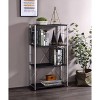 TiramisuBest Industrial 5-Shelf Bookcase - 53" Tall Floor Standing Open Bookshelf for Home Office, Living Room, and Bedroom Storage, Brown - 2 of 4