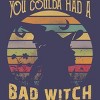 Women's Design By Humans Halloween Funny You Coulda Had Bad Witch By Ering Racerback Tank Top - 2 of 3