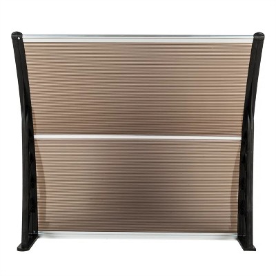 40"x40" Back Door Canopy Polycarbonate Window Door Awning Outdoor Patio Shelter