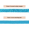 Sewing Sequin Trim 0.9 Inch 4 Row, 25 Yards Glitter Sequin Ribbon Metallic Stretch Bling Strip DIY Craft Decoration - 4 of 4