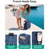 Underseat Carry On luggage Airline Approved, 16-inch Small Softside Underseater Travel Suitcase - 3 of 4